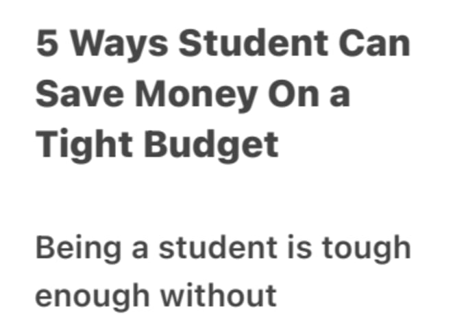 write a personal finance or tech blog post for your website